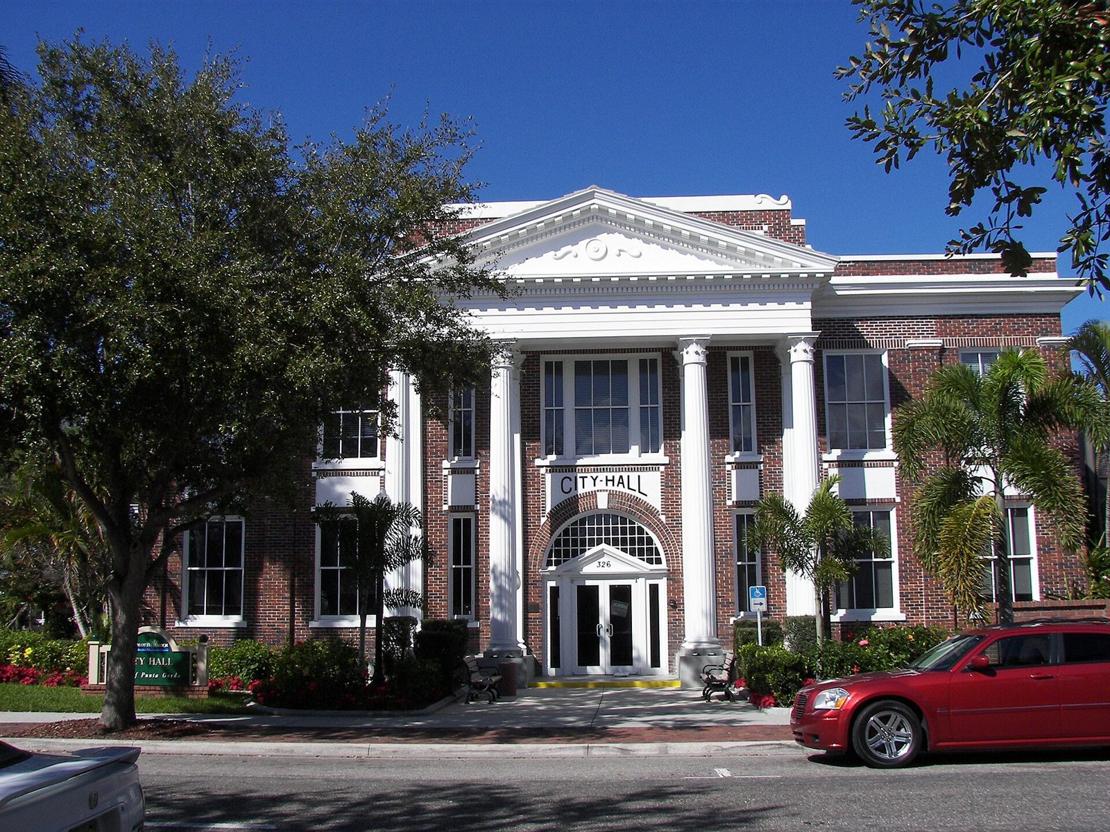 City Hall in the downtown