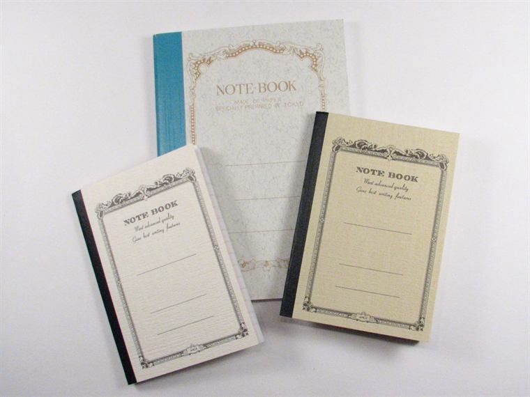 The field book, open at the current block