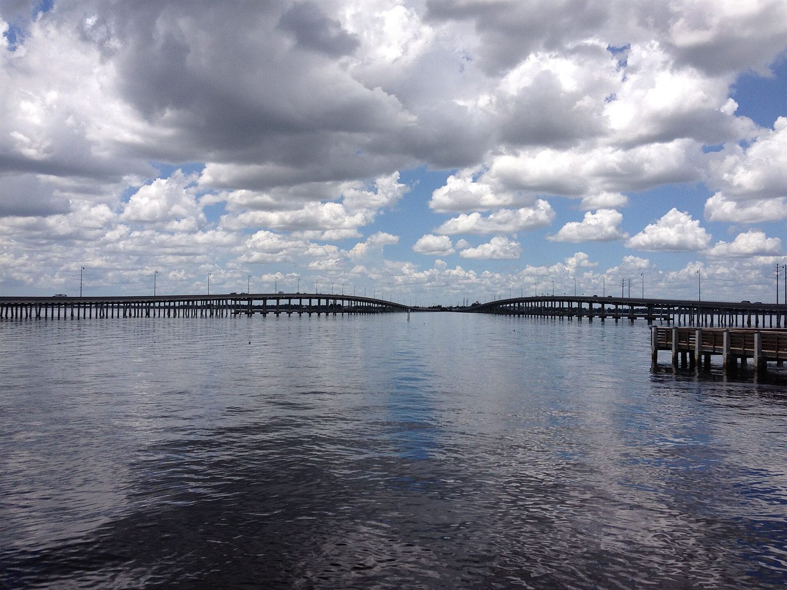 The bridges over the harbor
